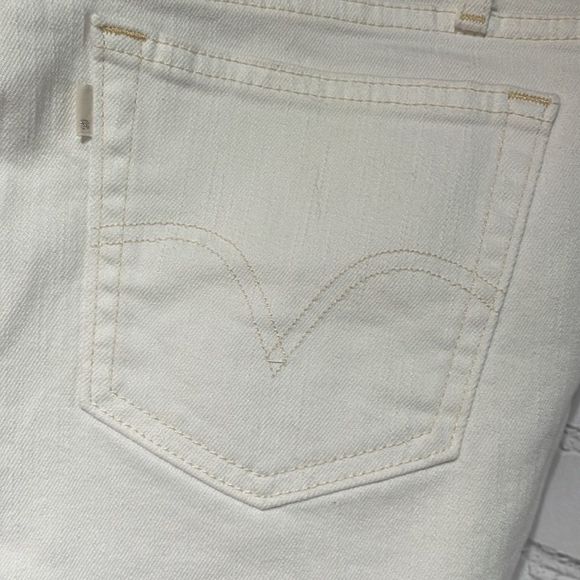 Levi’s Cream Stretch Denim Size 16 EUC - Picture 11 of 13